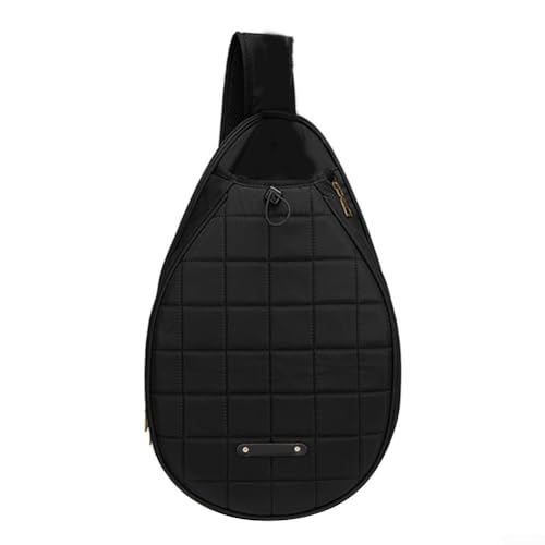 Getdoublerich Crossbody-Tasche für Tennisschläger Material, bequem zu tragen (schwarz) von Getdoublerich