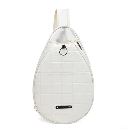 Getdoublerich Crossbody-Tasche für Tennisschläger Material, bequem zu tragen (weiß) von Getdoublerich