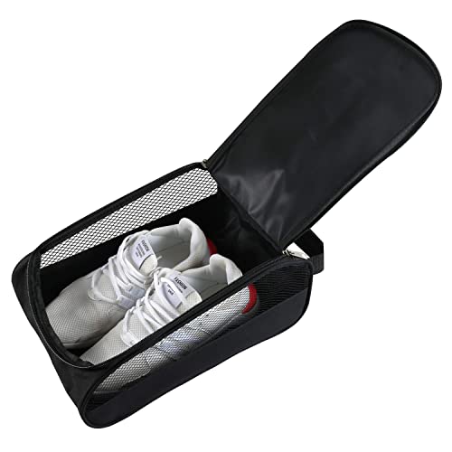 Outdoor-Golf-Schuhe Taschen Reiseschuhe Taschen Reißverschluss Sportschuhe Tasche (schwarz) von Getfitsoo