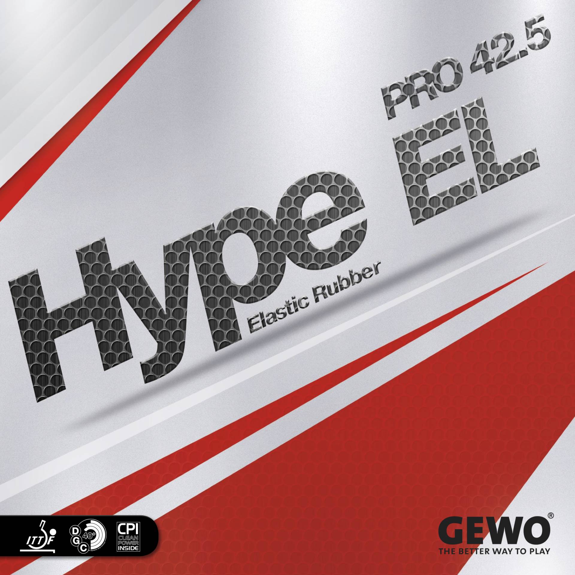 GEWO HYPE EL PRO 42,5 - Empfehlung für den Spielstil - OFFENSIV SPIN von Gewo