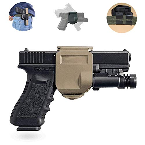 Gexgune Tactical Gun Belt Holster für G1ock 17 22 23 Airsoft Pistolen-Taillenholster Linke und rechte Pistole Clip Bag Case Jagdzubehör von Gexgune