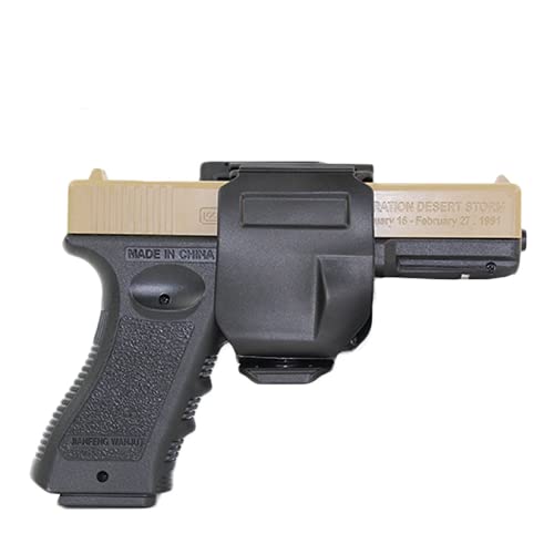 Gexgune Tactical Gun Belt Holster für G1ock 17 22 23 Airsoft Pistolen-Taillenholster Linke und rechte Pistole Clip Bag Case Jagdzubehör von Gexgune