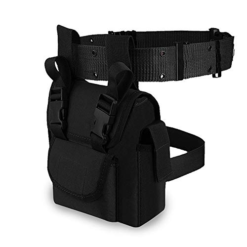 Gexgune Tactical Leg Bag Taillentasche Gürtel 1000D Nylon Beinpackungen und Taillengürtel für Outdoor-Sport Wandern Radfahren Werkzeug Taschen von Gexgune