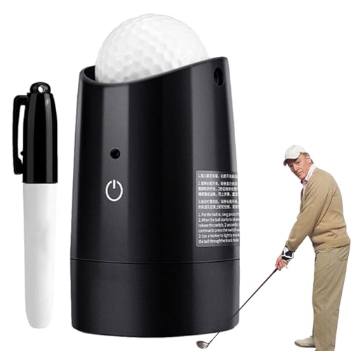 Ghjkldha Golf-Liner-Zubehör, elektrisches Ballausrichtungswerkzeug, batteriebetriebene Golfballmarker, schnelle Markierung, Golf-Trainingsausrüstung, einfach zu bedienen, für Golfliebhaber und von Ghjkldha