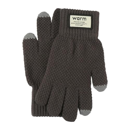 Ghjkldha Warme Touchscreen-Handschuhe | Thermo-Handhandschuhe,Elastische Sport warme und Winddichte Winterhandschuhe für Gartenarbeit, Skifahren, Autofahren von Ghjkldha