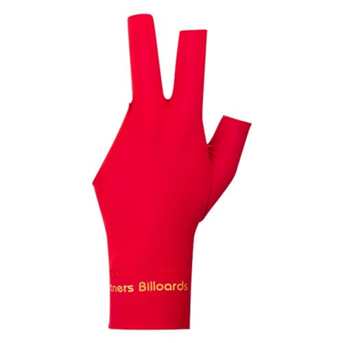 Sporthandschuh mit 3 Fingerspitzen, tragbare Billardhandschuhe, Billardhandschuhe, Fingerspitzen, Sporthandschuhe mit verbessertem Griff, tragbares Billardhandschuh-Set für verbesserte Leistung, mit von Ghjkldha