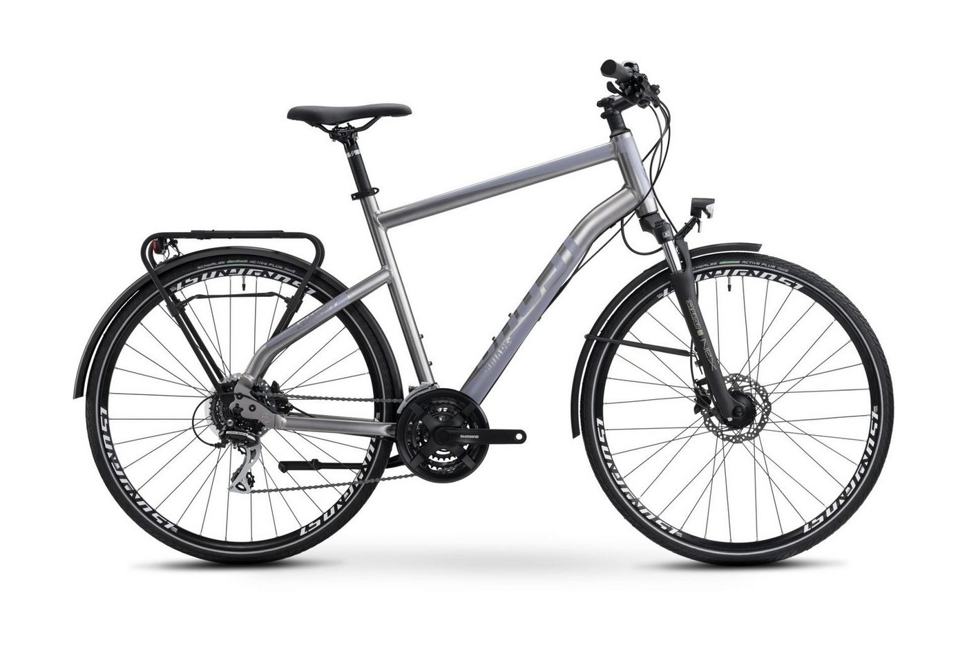 Ghost Trekkingrad SQUARE TREKKING light gray/warm gray - matt, Shimano Acera RD-M3020 8-S Schaltwerk von Ghost