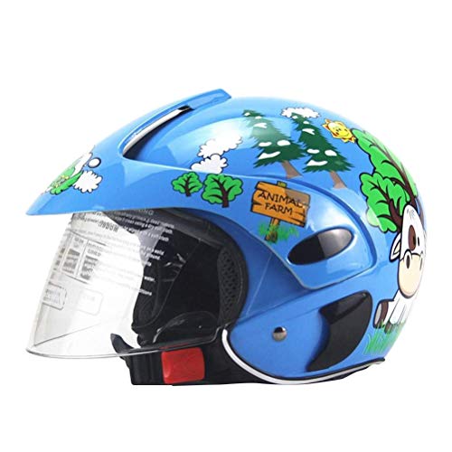Kinder-Integralhelm, Kinder-Fahrradhelme, Leichter Mountainbike-Helm, Sicherheitsschutzhelm für Kinder Im Alter von 2–8 Jahren (Blau) von Ghzste