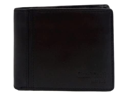 Kleine Brieftasche für Herren von Gianni, Schwarz , T.U. von Gianni Conti