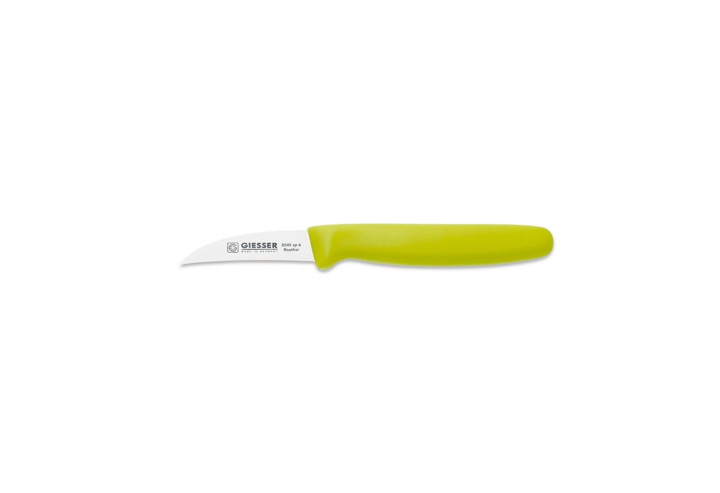 Giesser Messer Schälmesser Gemüsemesser 8545 sp 6, Handabzug, Klinge 6 cm Hohle-Schneide von Giesser Messer