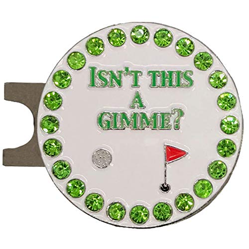 Giggle Golf Bling ist das nicht ein Gimme Golf Ball Marker Mit A Standard Hat Clip von Giggle Golf