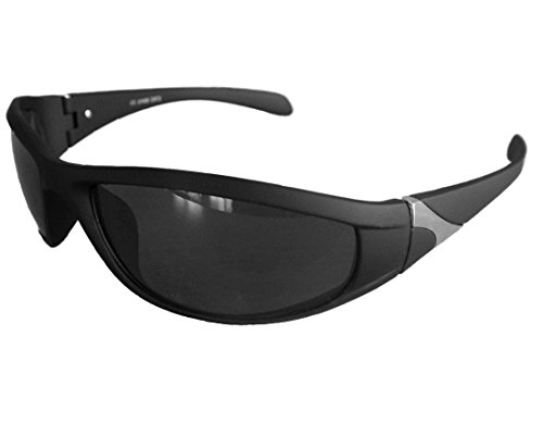 Gil SSC Matrix Sportbrille Sonnenbrille Schwarz verspiegelt Fahrradbrille Snowboardbrille Motorradbrille M 23 (schwarz verspiegelt) von Gil SSC