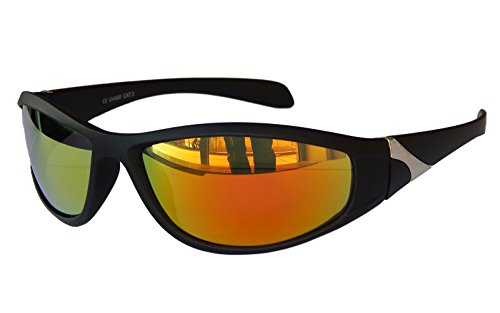 Gil SSC Matrix Sportbrille Sonnenbrille gold verspiegelt Fahrradbrille Snowboardbrille Motorradbrille (gold verspiegelt) von Gil SSC