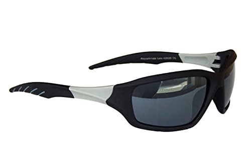 Sportbrille Radbrille Sonnenbrille Black Schwarz Sportlich Unisex M 31 Auswahl (Schwarz Grau) von Gil SSC