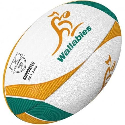 GILBERT australia wallabies supporter rugby ball größe 5 von Gilbert