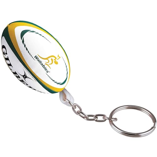Gilbert Australian Wallabies Rugby Ball Key Ring von Gilbert