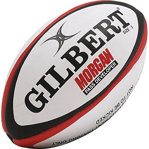 Gilbert Morgan Pass Entwickler Rugby Ball Größe 5 von Gilbert