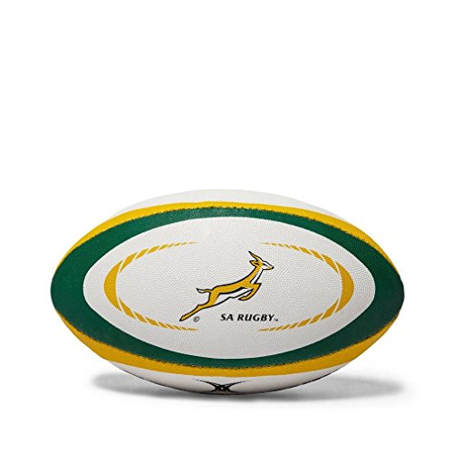 Gilbert South Africa International Replica Rugbyball, Weiß, Midi von Gilbert