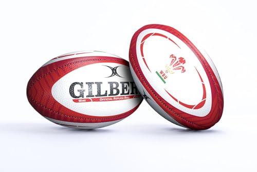 Gilbert- Wales Replica Rugbyball, Größe Mini von Gilbert-