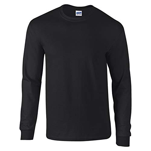 Gildan Heavyweight Ultra Long Sleeve T-Shirt XL,Black von Gildan