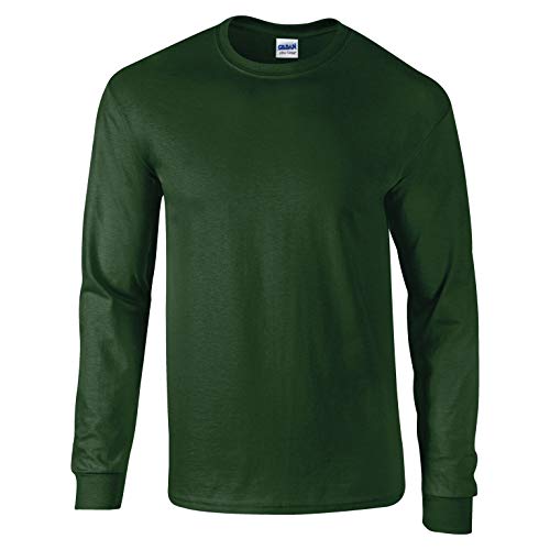 Gildan Heavyweight Ultra Long Sleeve T-Shirt XL,Forest Green von Gildan
