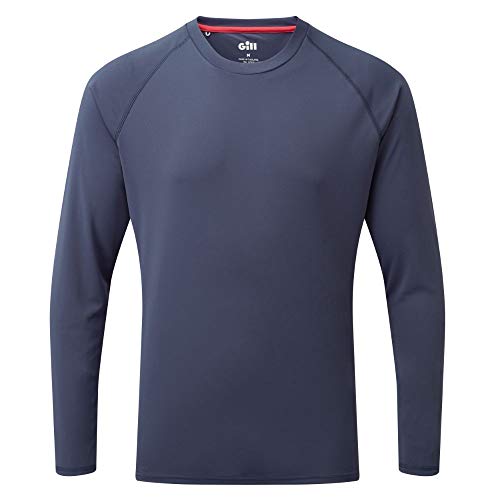 GILL Herren Langarm UV Tec T-Shirt - 50+ UV Sonnenschutz - Ideal für Segeln, Wassersport oder Freizeit von Gill