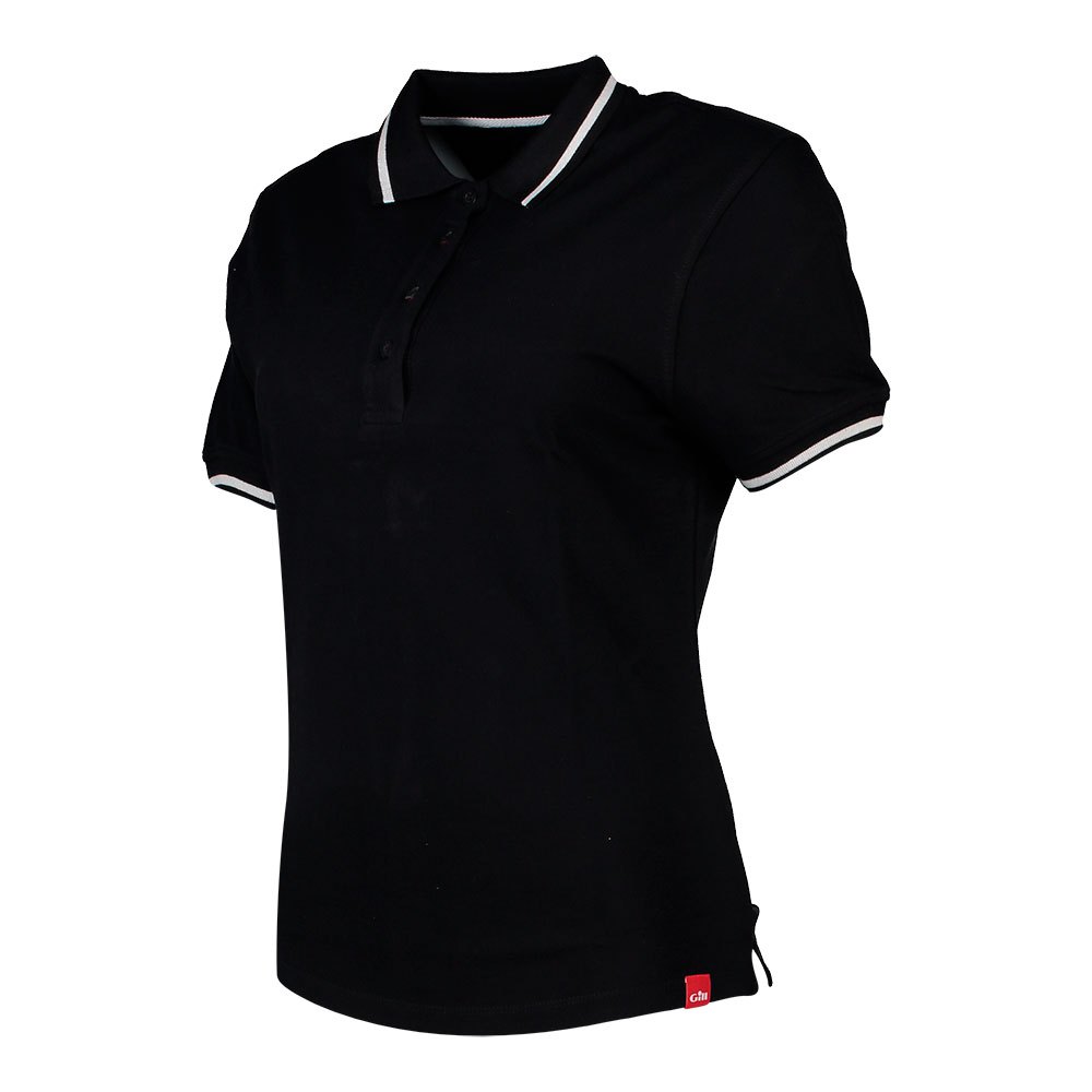 Gill Crew Short Sleeve Polo Shirt Schwarz 32 Frau von Gill