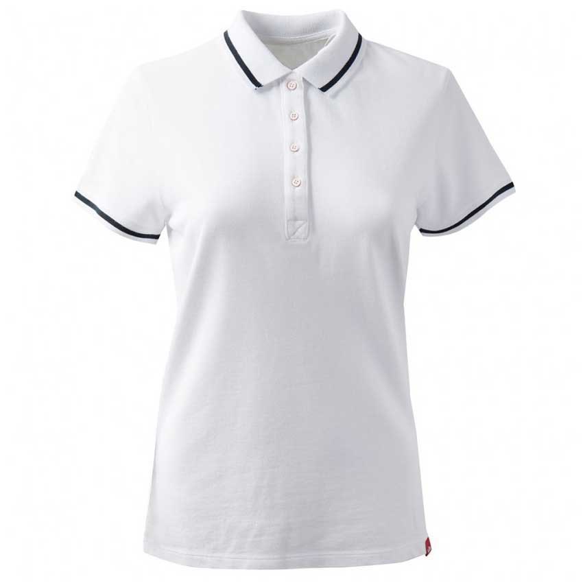 Gill Crew Short Sleeve Polo Shirt Weiß 40 Frau von Gill