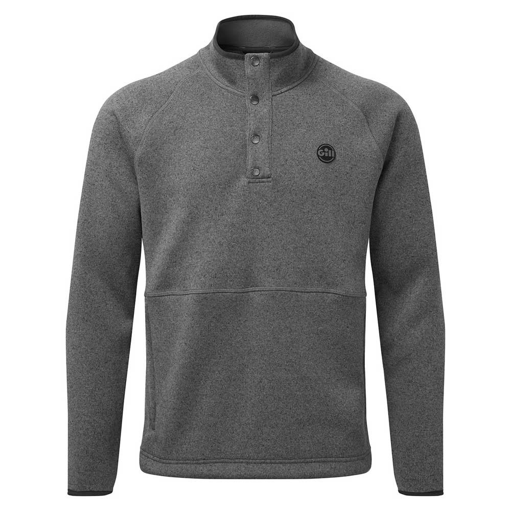 Gill Fisher Half Zip Fleece Grau M Mann von Gill