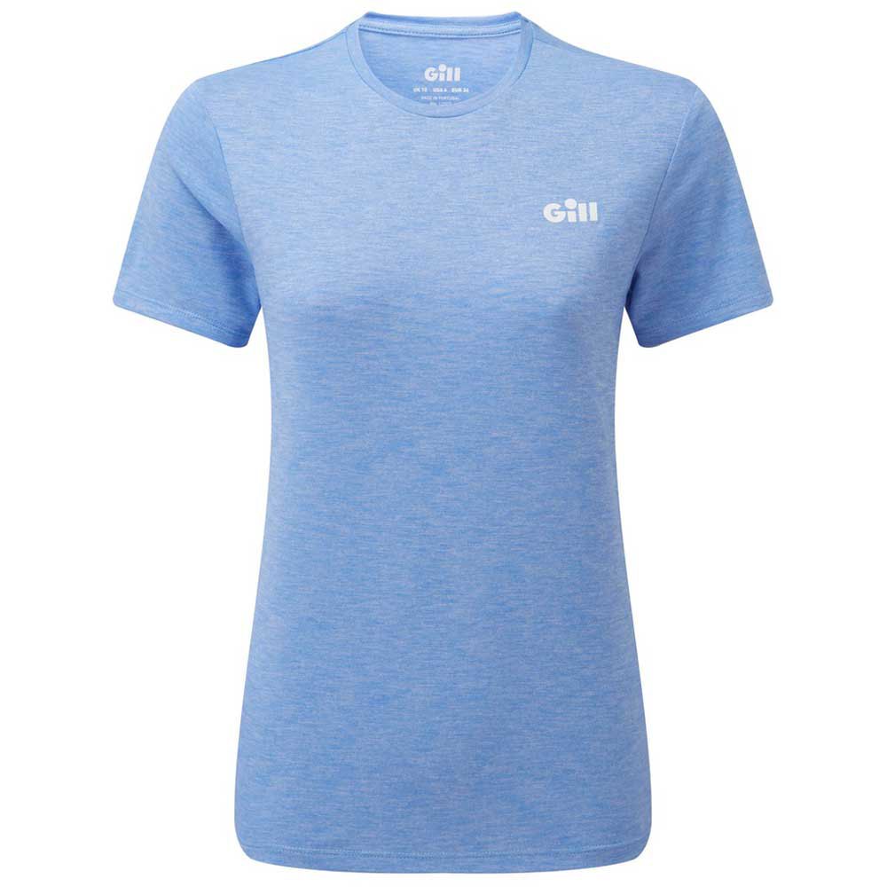 Gill Holcombe Crew Short Sleeve T-shirt Blau 36 Frau von Gill