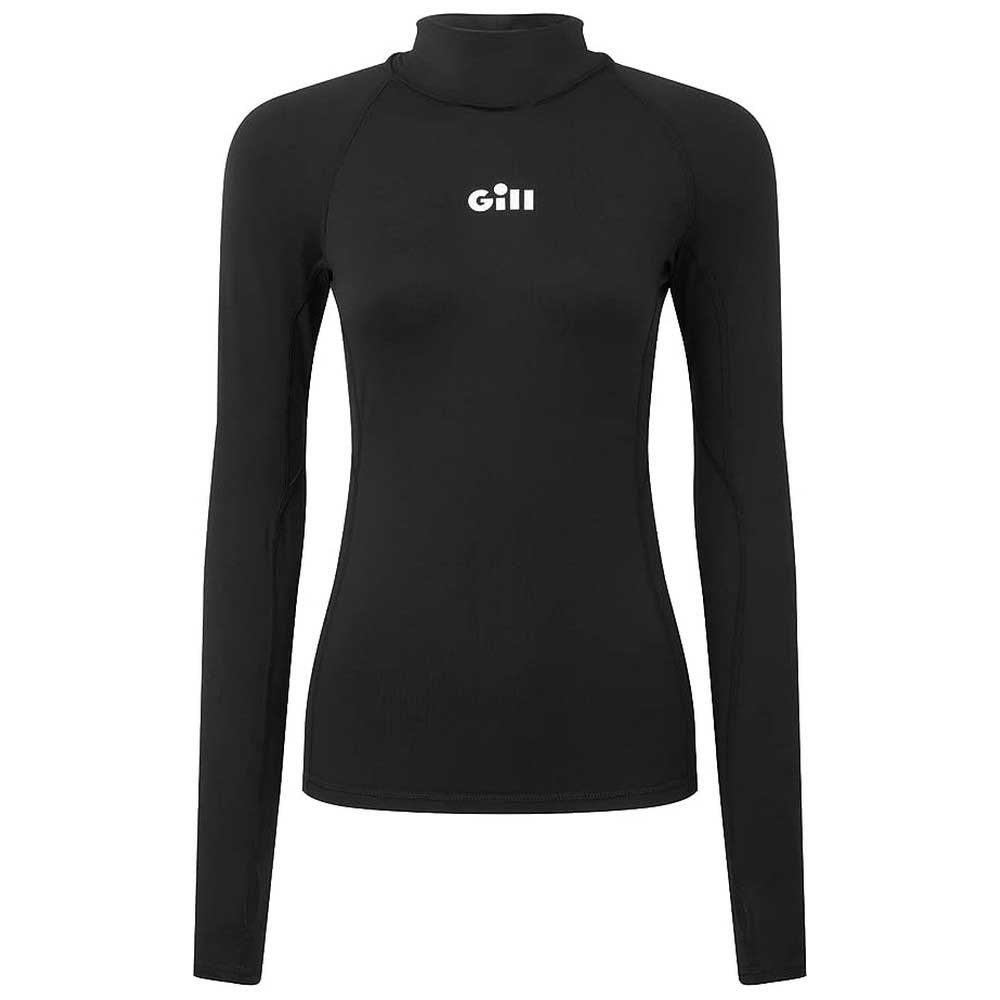 Gill Hydrophobe Uv Long Sleeve T-shirt Schwarz 36 Frau von Gill