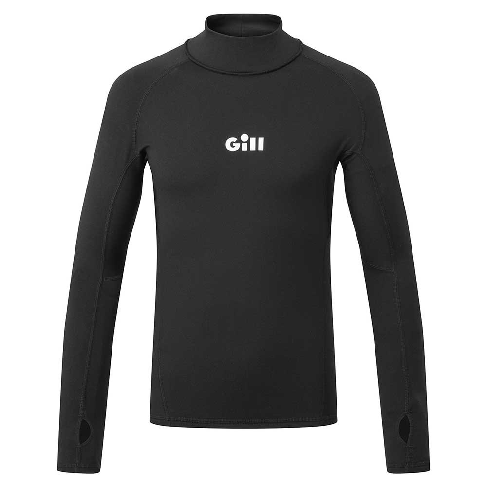 Gill Junior Hydrophobe Thermal Long Sleeve T-shirt Schwarz 12-13 Years von Gill