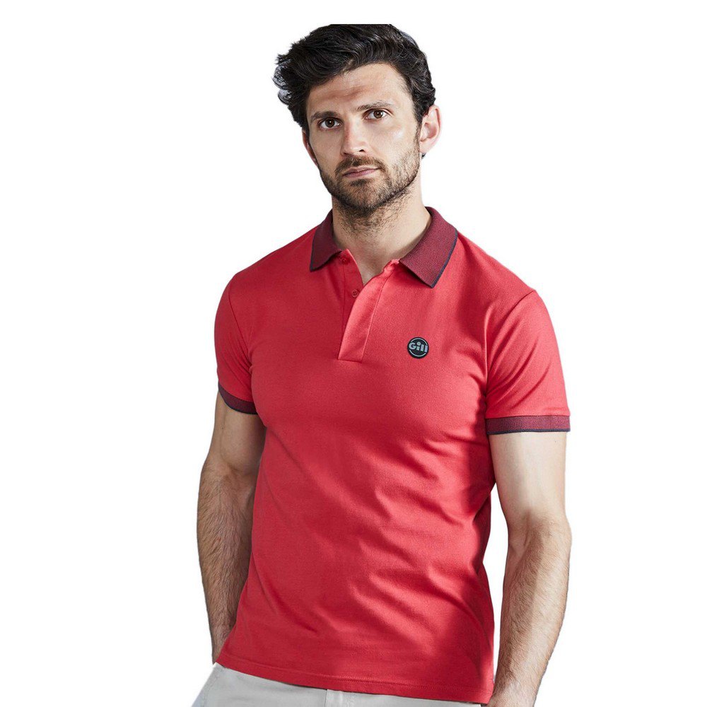 Gill Lucca Short Sleeve Polo Rot L Mann von Gill