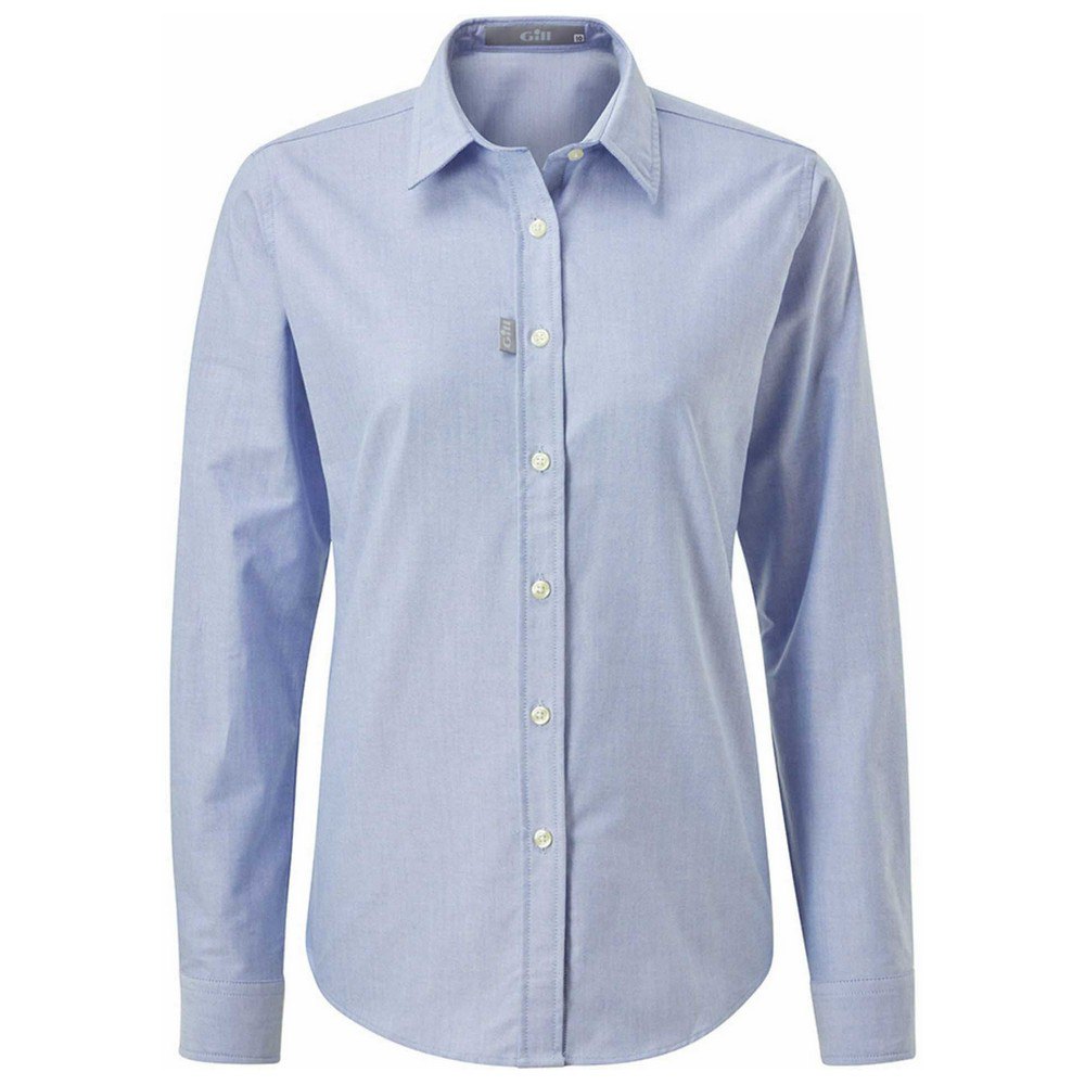 Gill Oxford Long Sleeve Shirt Blau 38 Frau von Gill