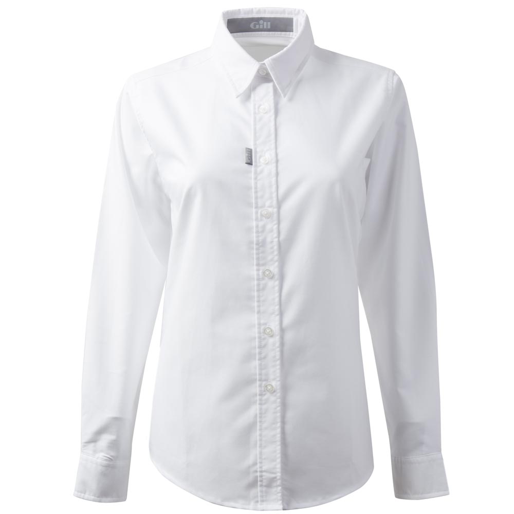 Gill Oxford Long Sleeve Shirt Weiß 46 Frau von Gill