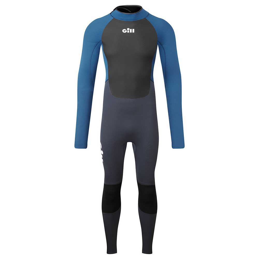Gill Pur 4/3 Mm Long Sleeve Back Zip Neoprene Suit Grau 2XL Mann von Gill