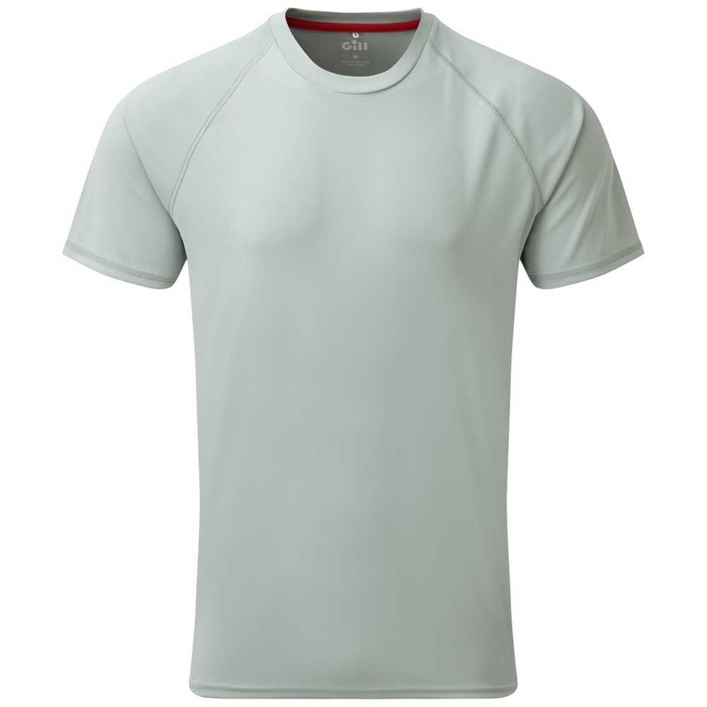 Gill Uv Tec Short Sleeve T-shirt Grau 2XL Mann von Gill