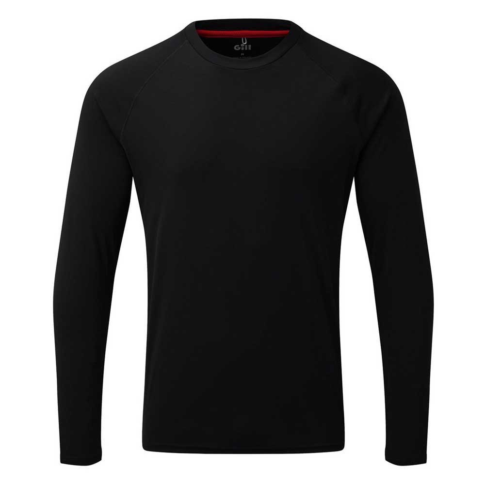Gill Uv Tec Long Sleeve T-shirt Schwarz 3XL Mann von Gill