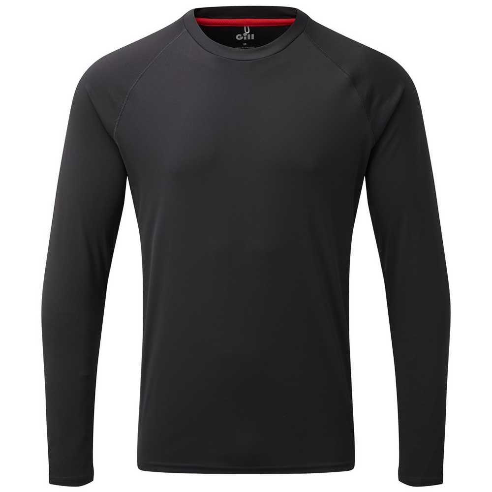Gill Uv Tec Long Sleeve T-shirt Schwarz 3XL Mann von Gill