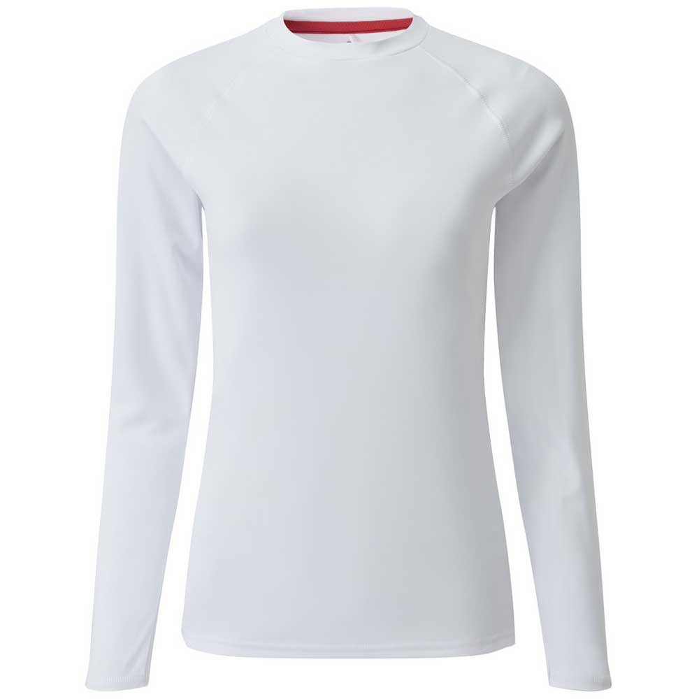 Gill Uv Tec Long Sleeve T-shirt Weiß 42 Frau von Gill
