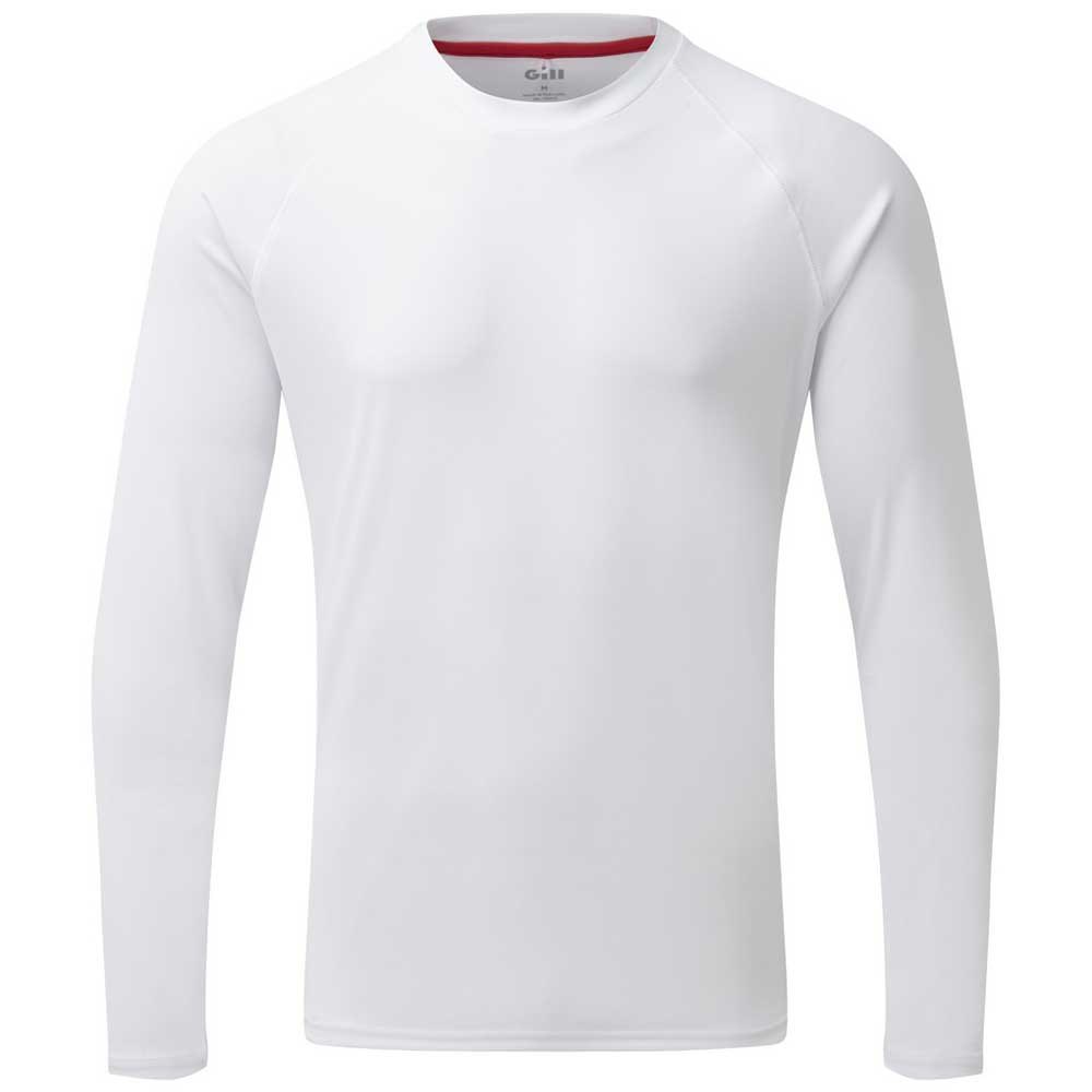 Gill Uv Tec Long Sleeve T-shirt Weiß XS Mann von Gill