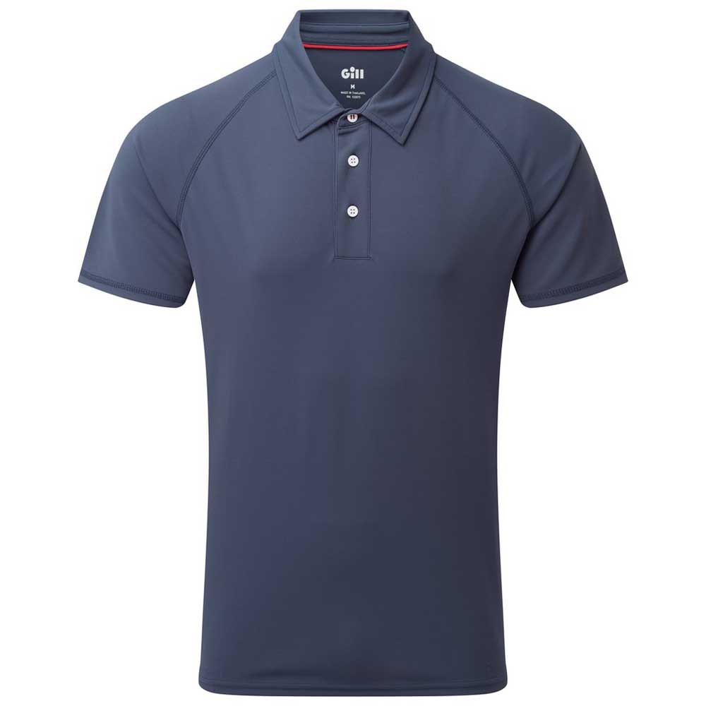 Gill Uv Tec Short Sleeve Polo Shirt Blau 3XL Mann von Gill