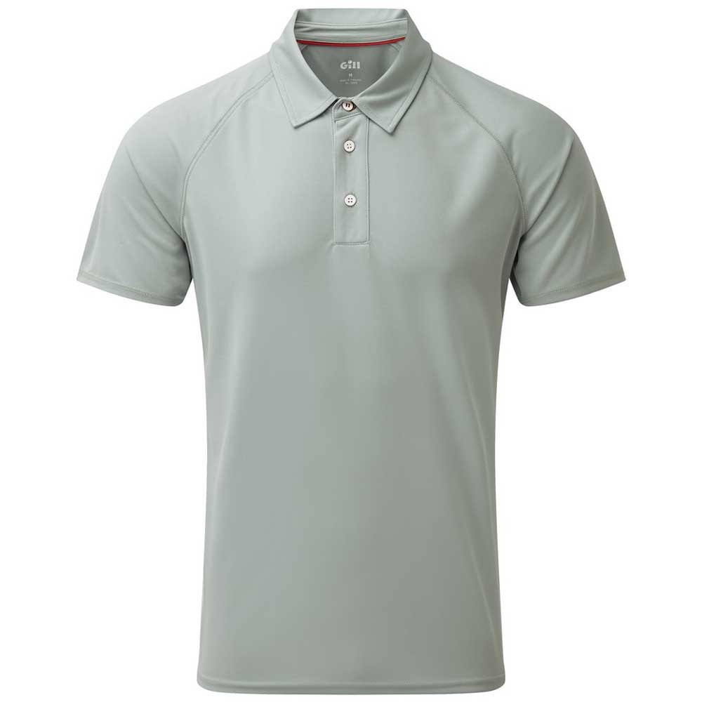 Gill Uv Tec Short Sleeve Polo Shirt Grau S Mann von Gill