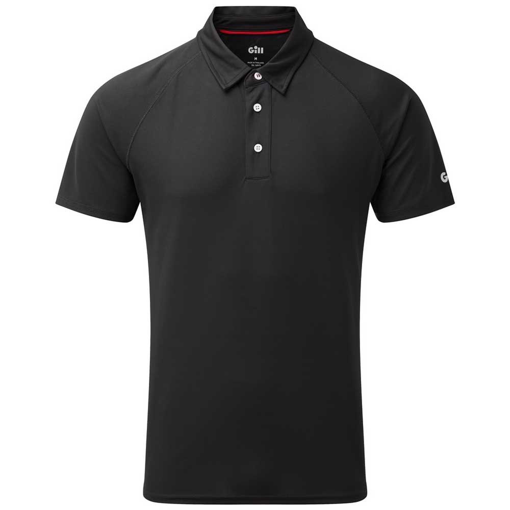 Gill Uv Tec Short Sleeve Polo Shirt Schwarz XS Mann von Gill