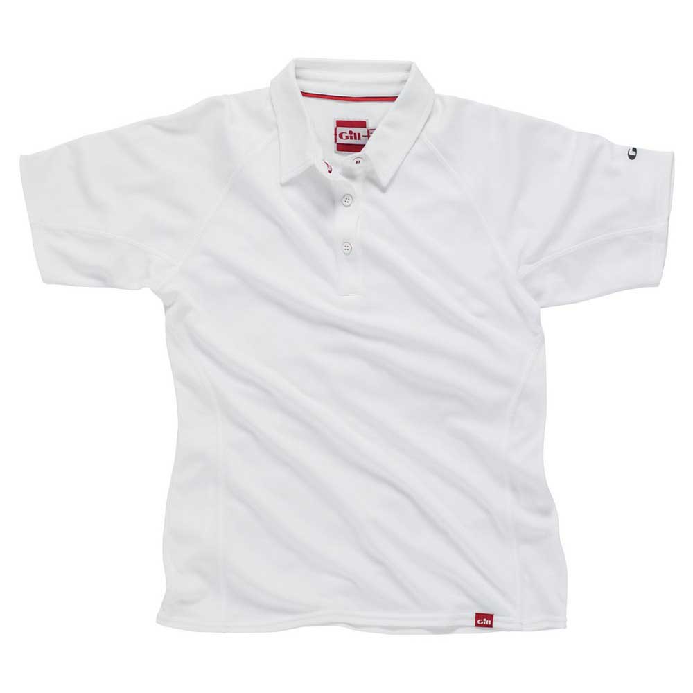 Gill Uv Tec Short Sleeve Polo Shirt Weiß 40 Frau von Gill