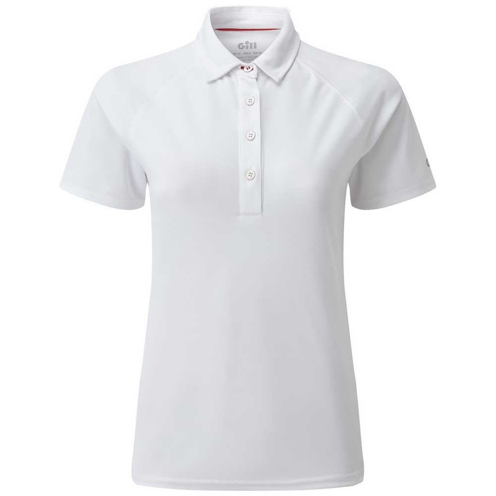 Gill Uv Tec Short Sleeve Polo Shirt Weiß 42 Frau von Gill
