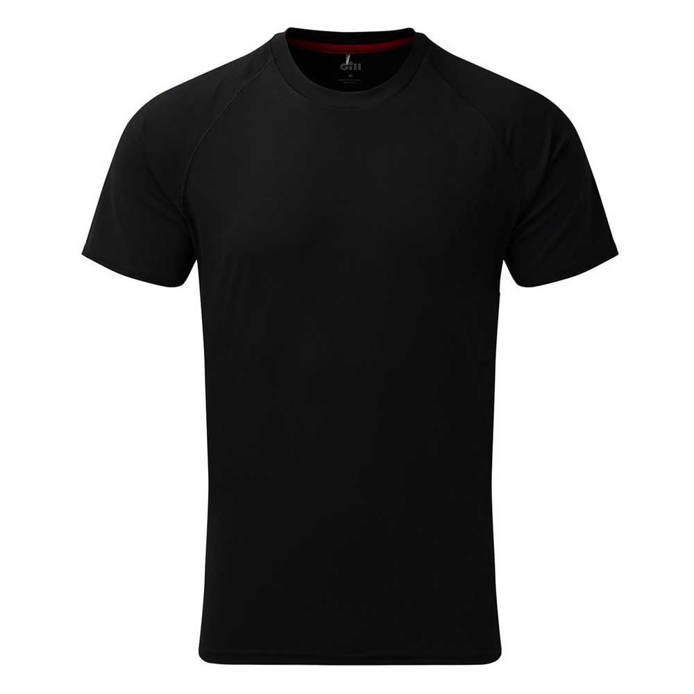 Gill Uv Tec Short Sleeve T-shirt Schwarz 3XL Mann von Gill