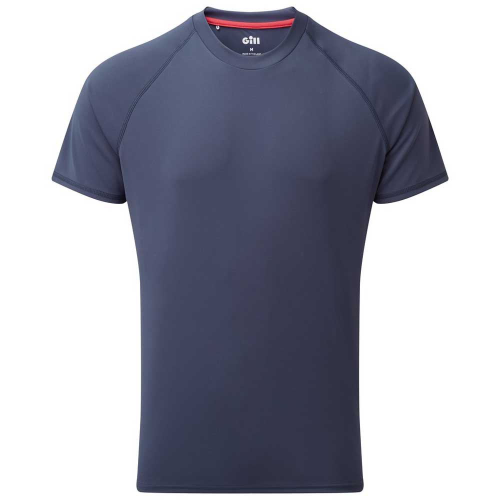 Gill Uv Tec Short Sleeve T-shirt Blau XL Mann von Gill