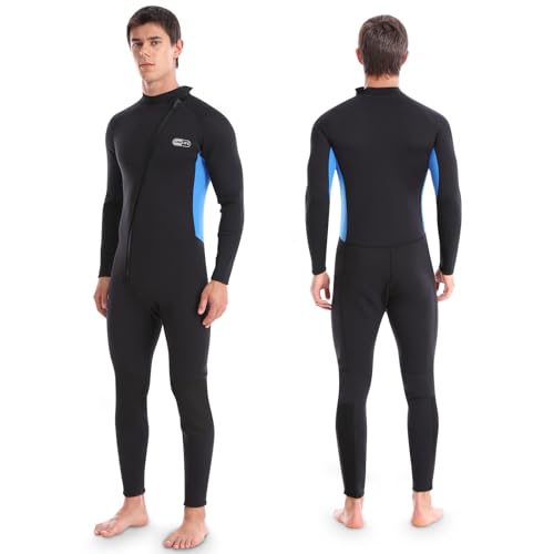 Neoprenanzug für Herren, Neopren Herren Tauchanzüge Neoprenanzug Herren Lang, 3mm Neoprenanzug Herren Wetsuit für Tauchen Surfen Schnorcheln Kajakfahren von Gimilife