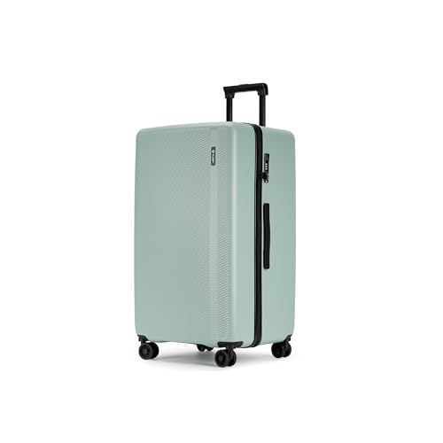 GinzaTravel Hartschalen-Kofferraumgepäck mit Spinnrädern, leichter Koffer mit TSA-Schloss, 70/30 geteilte Öffnung, Hellgrün, 20-inch Small von GinzaTravel